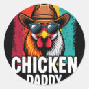 Search for funny cute cartoon chick stickers Rooster