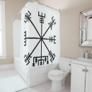 Search for viking shower curtains Vegvisir