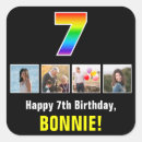 Search for 7th stickers Seven years old