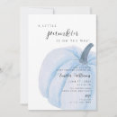 Search for pumpkin baby boy shower invitations Minimalist