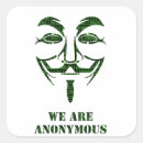 Search for anonyme stickers Hackers