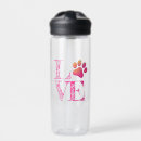 Search for paw print water bottles Animal lover