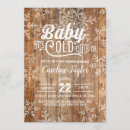 Search for wood baby shower invitations Winter