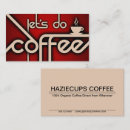 Search for coffee business cards Typography