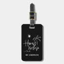 Search for unique luggage tags Honeymoon