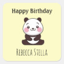 Search for cute black and white panda stickers Birthday