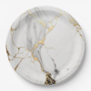 Search for black gold marble plates Elegant