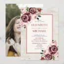 Search for winter flowers wedding invitations Rustic