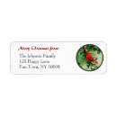 Search for male cardinal return address labels Winter