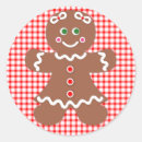 Search for gingerbread girl stickers Xmas