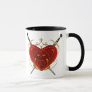 Search for dagger mugs Heart