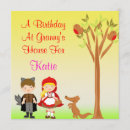 Search for big bad wolf invitations Forest