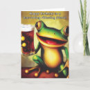 Search for frog birthday cards Humour