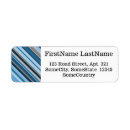 Search for customizeable return address labels Striped