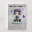 Search for frankenstein birthday invitations Green