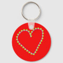 Search for red heart key rings Shape