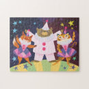Search for circus puzzles Illustration