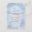 Search for butterflies rsvp cards Blue