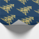 Search for navy and gold christmas wrapping paper Festive