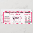 Search for pink aeroplane invitations Plane ticket