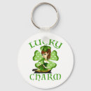 Search for lucky design key rings Shamrock