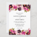 Search for burgundy purple wedding invitations Modern