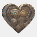 Search for steampunk heart stickers Gears