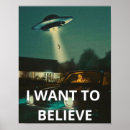 Search for ufo alien posters I want to believe