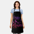 Search for cats happy aprons Halloween