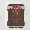 Search for old fashioned christmas invitations Rustic