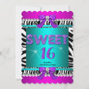 Search for fun sweet 16 invitations Purple