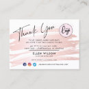 Search for small business thank you cards Social media
