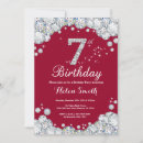 Search for 7 year old birthday invitations Seven years old
