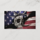 Search for death business cards Skull