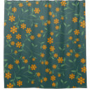 Search for orange and teal shower curtains Floral