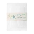 Search for starfish invitation belly bands ocean