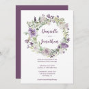 Search for lavender and cream wedding invitations Floral