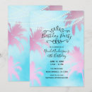 Search for blue palm tree invitations Modern