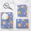 Search for button wrapping paper Blue