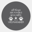 Search for weimaraner dog stickers Paw