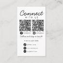 Search for follow us business cards Scan to connect