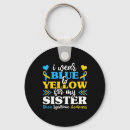 Search for down syndrome key rings Yellow