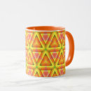 Search for triangle pattern mugs Yellow