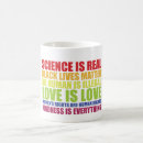 Search for science matters mugs Love is love