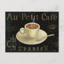 Search for cafe latte postcards Black