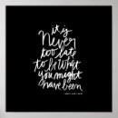 Search for white lettering posters Text