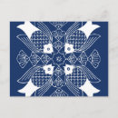 Search for fish design postcards Blue
