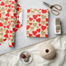 Search for gold wedding wrapping paper Hearts