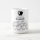 Search for white sheep mugs Black