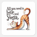 Search for love yoga stickers Fitness